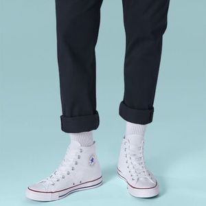 White converse high tops